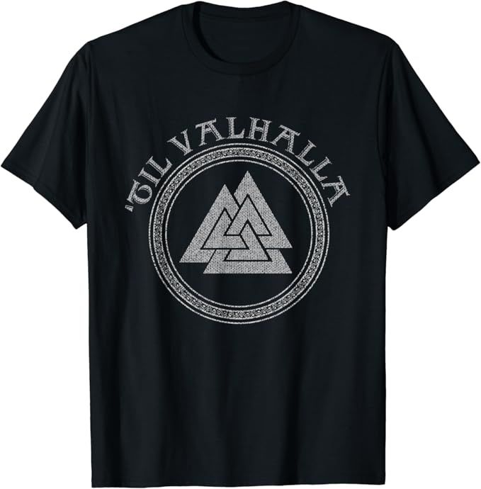 Til Valhalla Nordic Viking Warrior Norse Viking TShirt Amazon.co.uk